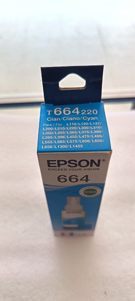 Tinta epson 664 Cyan             