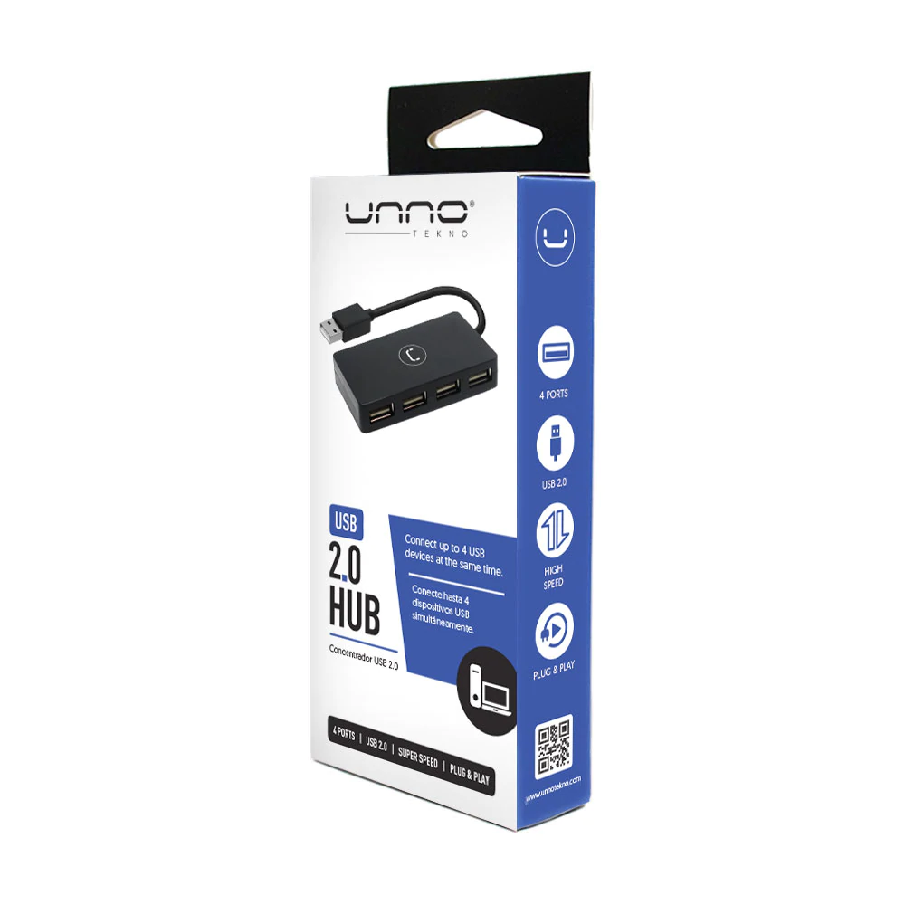 C30 HUB DE 4 PUERTOS USB 2.0 UNNO