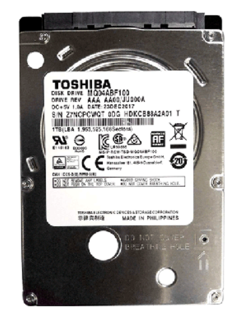 Disco duro 1TB SATA Notebook/ Toshiba           