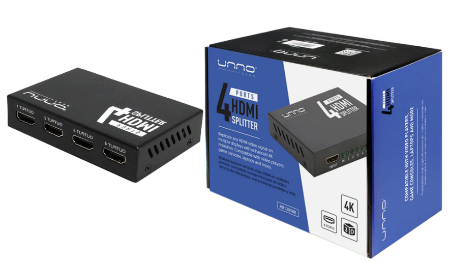 Convertidor Splitter 1X4 HDMI 4K            