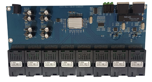 c245 Switch fibra 8p 10/100/1000