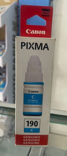 c76 Tinta canon original 190 azul
