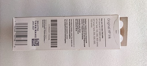 Tinta HP GT53 Negra original            