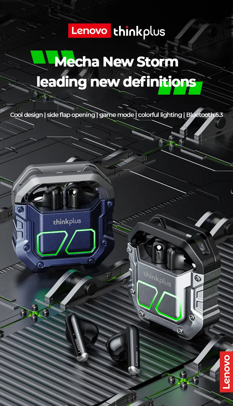 C139 AUDIOFONO BLUETOOTH 5.1 XT81PRO GRIS/LENOVO