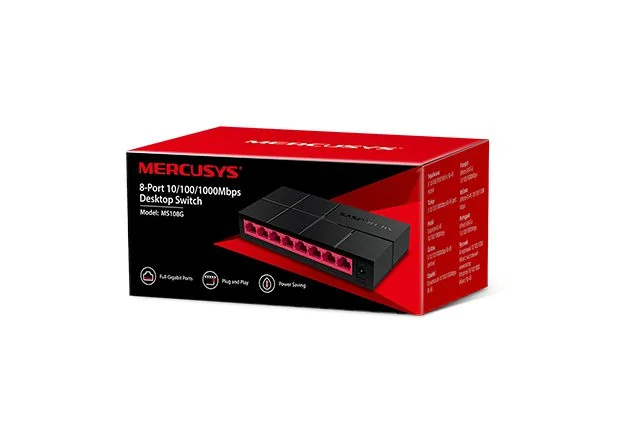 C109 Switch 8 puertos 10/100/1000Mbps/Mercusys