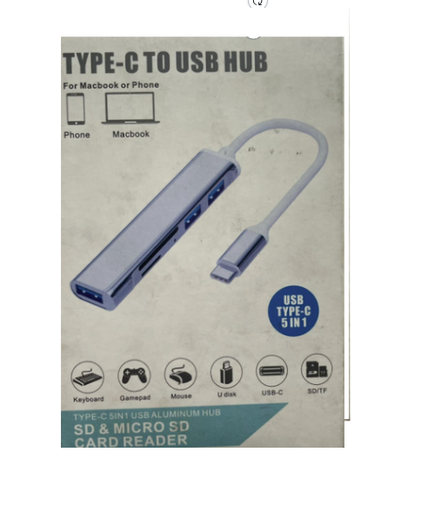 C54 HUB USB 3.1 TIPO C CON LECTOR OEM